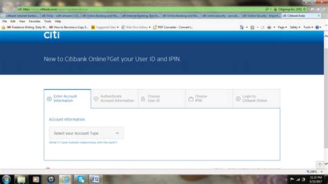 cititbank|citibank internet banking.